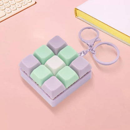 Stress-Relief Keyboard Keychain