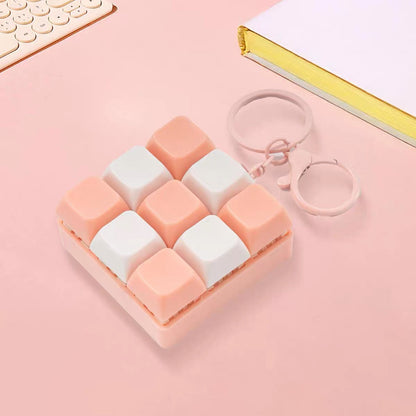Stress-Relief Keyboard Keychain