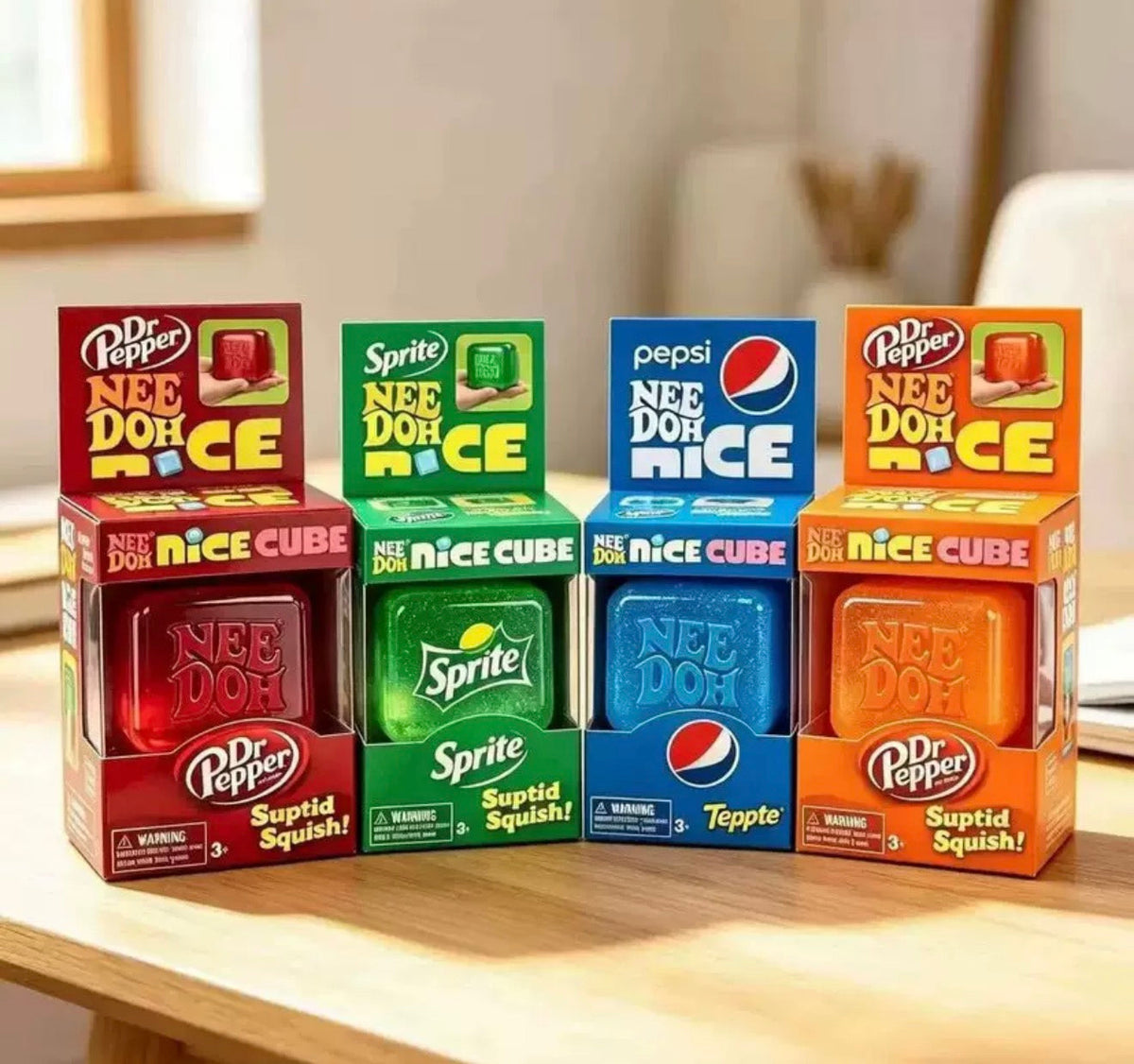 Nee Doh Nice Cube Squish Fidget Toy（Authentic）