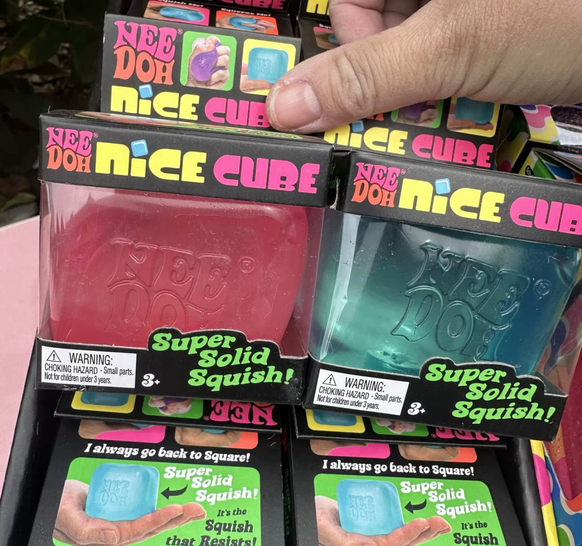 Nee Doh Nice Cube Squish Fidget Toy（Authentic）