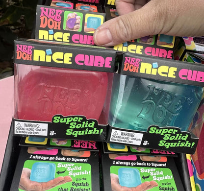 Nee Doh Nice Cube Squish Fidget Toy（Authentic）