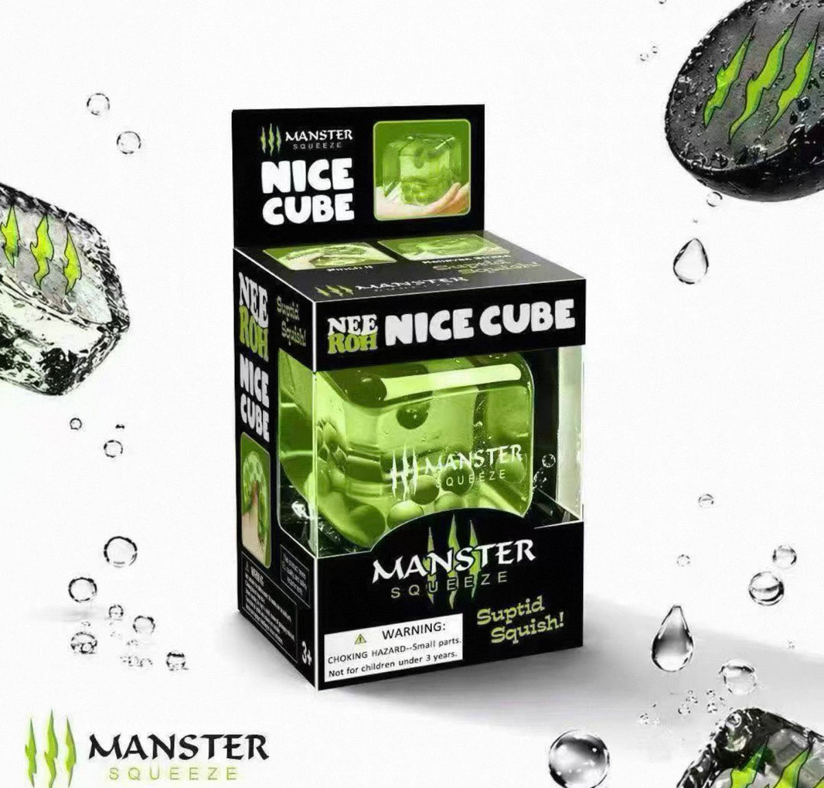 Nee Doh Nice Cube Squish Fidget Toy（Authentic）