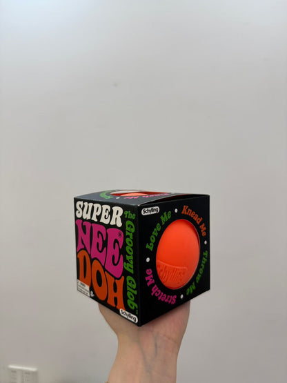 Super Nee‑Doh Large 10cm Squishy Stress Ball Fidget Toy