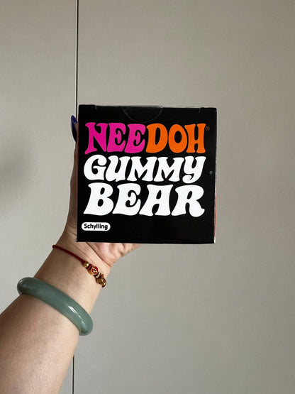 8cm NeeDoh Gummy Bear Squishy Toy, Jelly Filled Slow Rising Stress Relief Fidget Toy（Authentic）