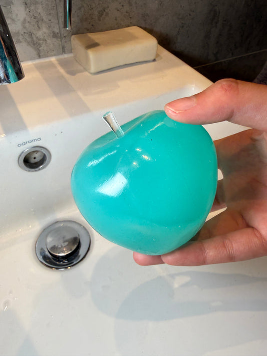 Aqua Apple Solid Fill (Zero bounce-back) Squish Fidget Toy(10 Days Wait)