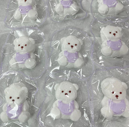Bib Teddy Bear Taba Squishy Fidget Toy