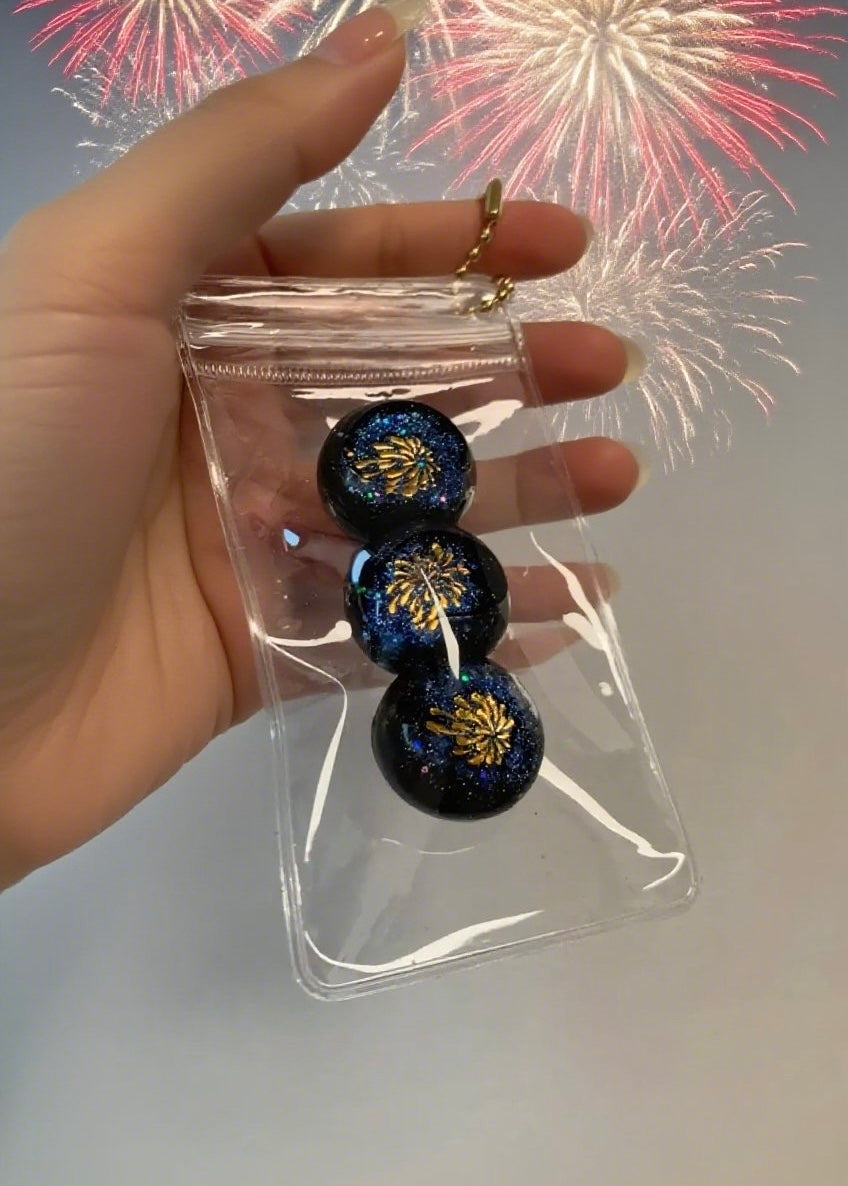 3 Small Squishy Firework Ball