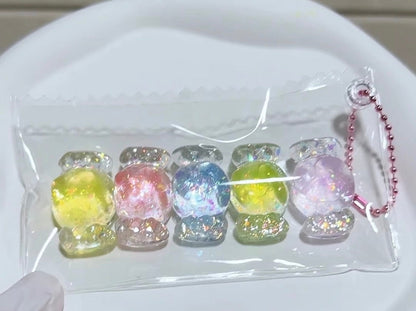 Little Fruit Candy Squishy Keychain Fidget Toy