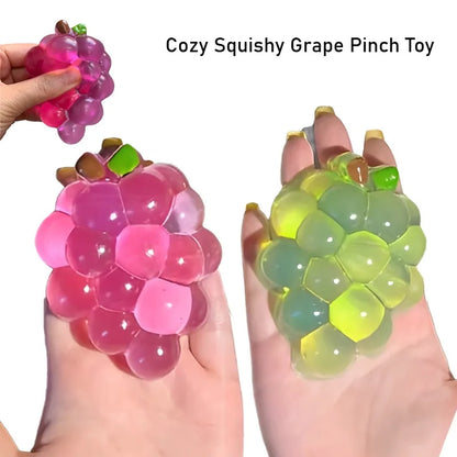 Grape Squishy Toy, Slow Rising Stretchy Fruit Squeeze Stress Relief Sensory Toy