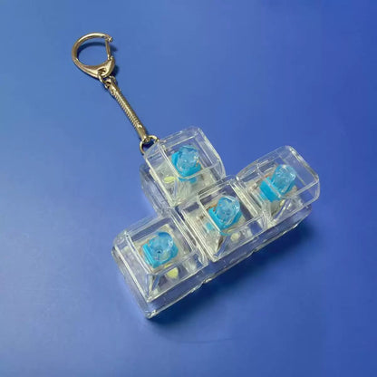 Stress-Relief Keyboard Keychain